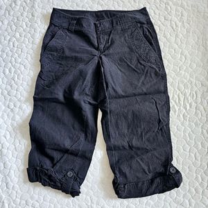 The North Face crops cropped pants roll tab 100% cotton Y2K